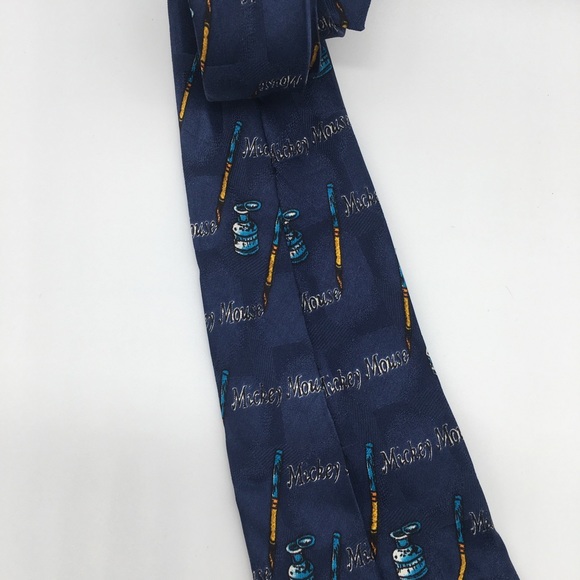 Vintage Atlas Design Disney paint Mickey silk tie - Picture 4 of 7